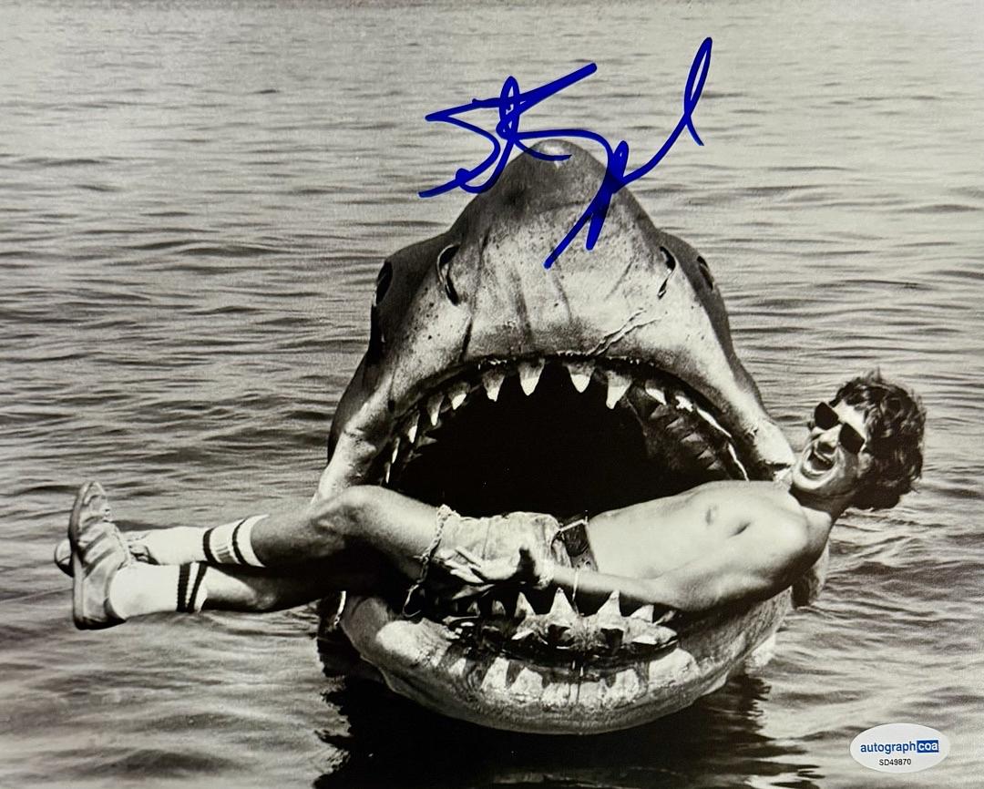 Steven Spielberg Signed 8x10 Photo (Jaws) - ACOA #02